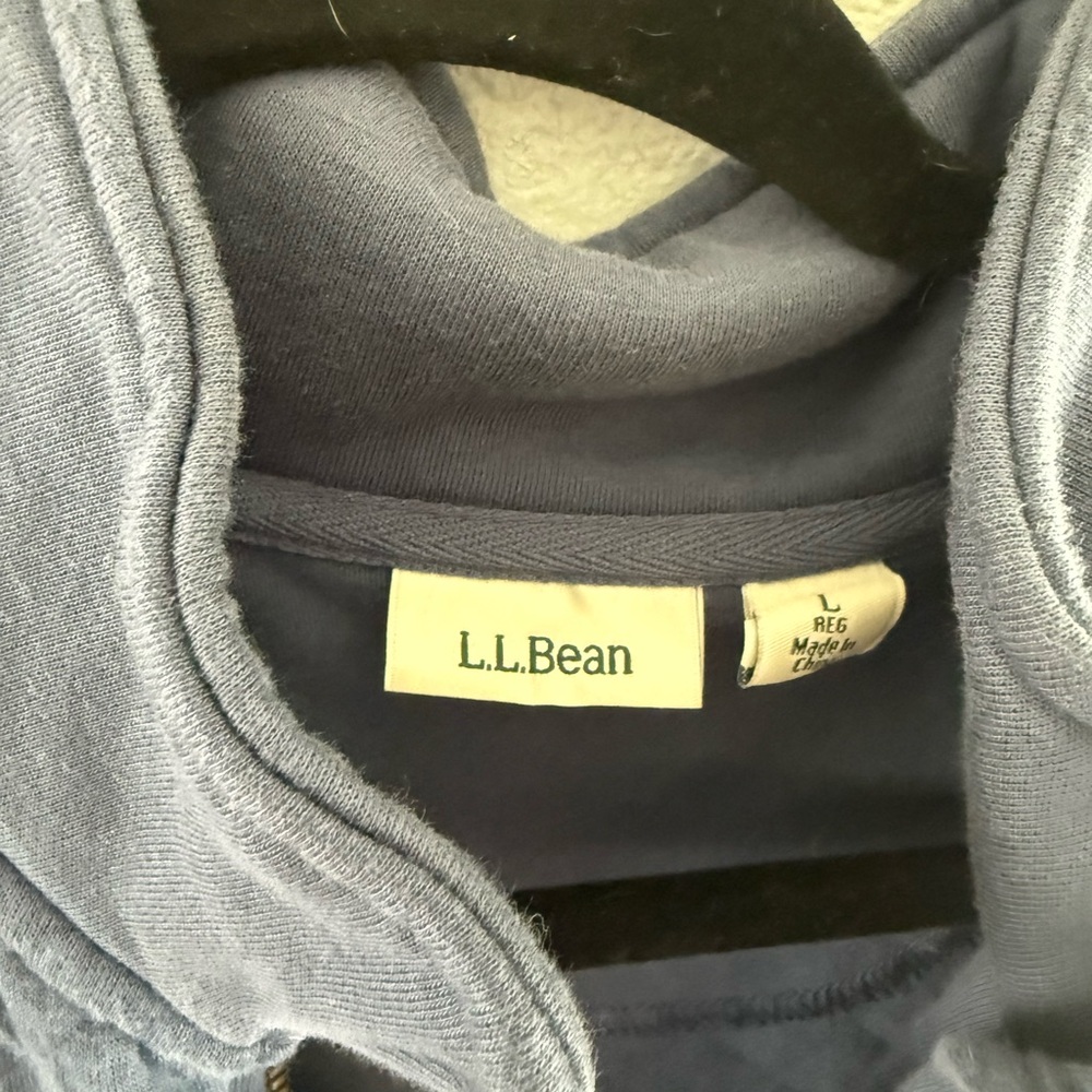 L.L. Bean Quilted Quarter-Zip Sweater - Picture 4 of 6